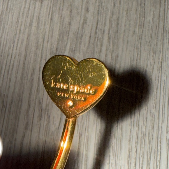 Kate Spade Black and Gold Heart Bracelet - Picture 6 of 8